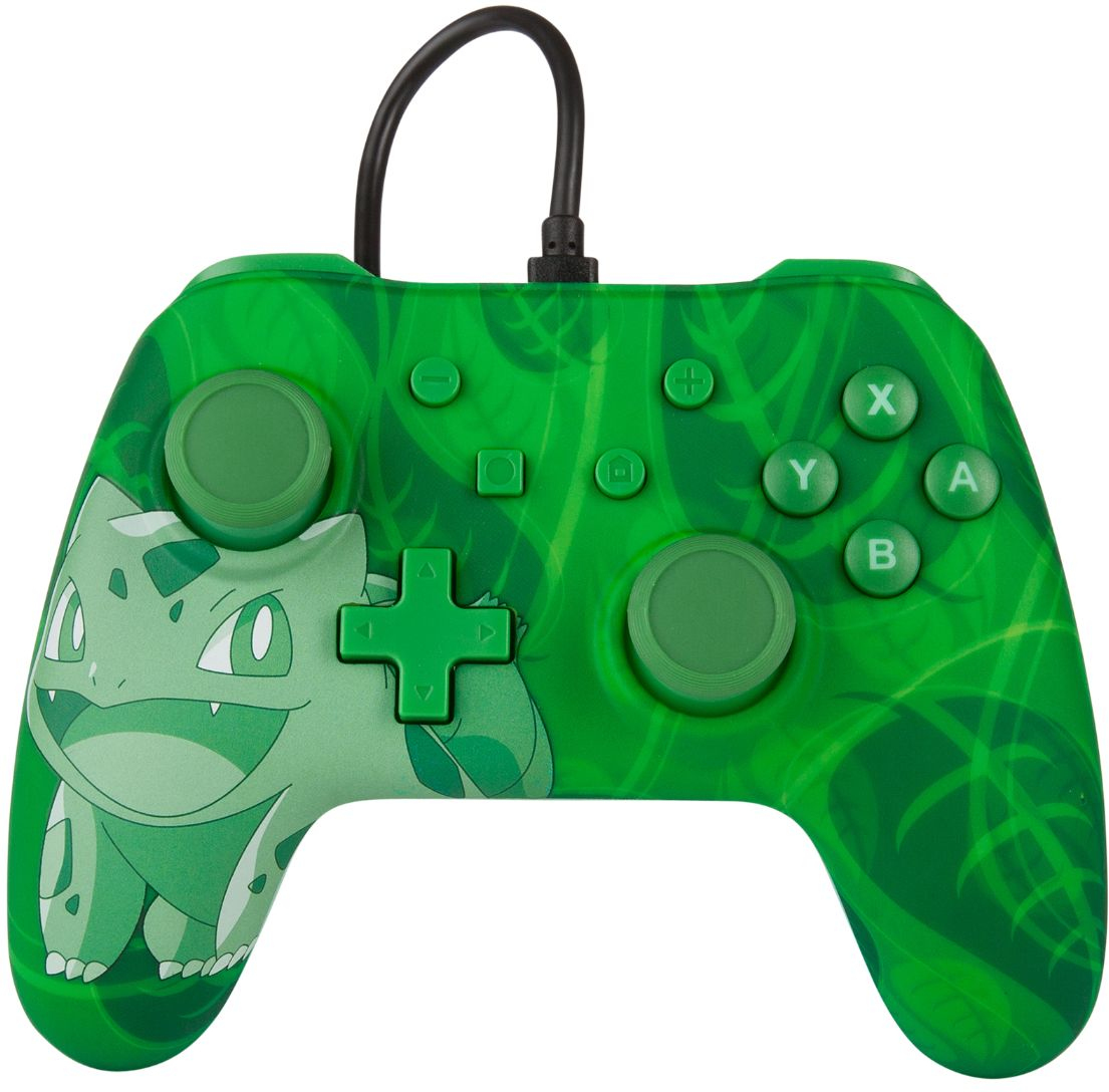 powera bulbasaur overgrow verde multicolor usb gamepad analogicodigital nintendo switch