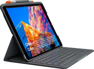 Logitech Logitech Slim Folio Grafito Bluetooth AZERTY Franc Logitech Logitech Slim Folio Grafito Bluetooth AZERTY Franc