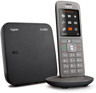 Gigaset Gigaset CL660 Duo Teléfono DECT/analógico Identifi Gigaset Gigaset CL660 Duo Teléfono DECT/analógico Identifi