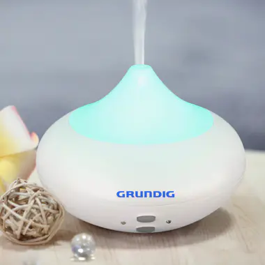 Grundig Humidificador Difusor Aromático Luz LED, 8 Colores Grundig Humidificador Difusor Aromático Luz LED, 8 Colores