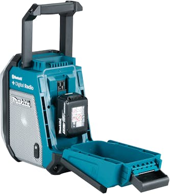 Makita Makita DMR114 radio Lugar de trabajo Negro, Azul Makita Makita DMR114 radio Lugar de trabajo Negro, Azul