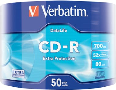 Verbatim Verbatim CD-R Extra Protection 700 MB 50 pieza(s) Verbatim Verbatim CD-R Extra Protection 700 MB 50 pieza(s)
