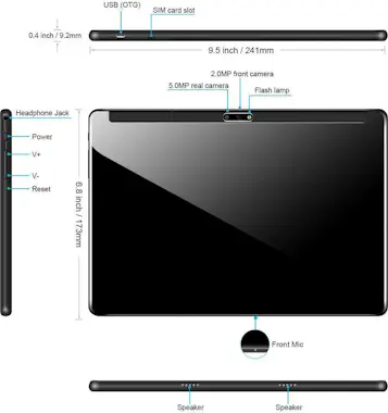 UKCC Tableta S10 10 pulgadas 128GB+6GB RAM 3G/4G Wifi A UKCC Tableta S10 10 pulgadas 128GB+6GB RAM 3G/4G Wifi A