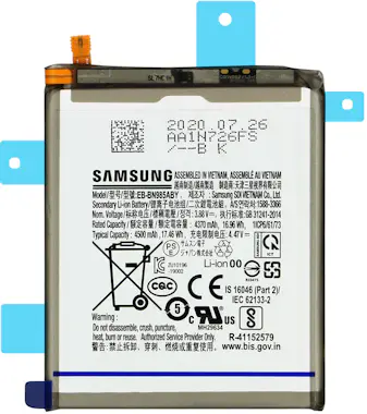 Samsung Batería Galaxy Note 20 Ultra Original de 4500mAh E Samsung Batería Galaxy Note 20 Ultra Original de 4500mAh E