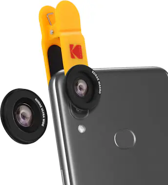 KODAK Kit de Objetivos Kodak para smartphone 2 en 1 Gran KODAK Kit de Objetivos Kodak para smartphone 2 en 1 Gran
