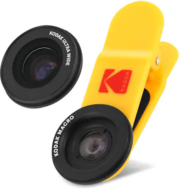 KODAK Kit de Objetivos Kodak para smartphone 2 en 1 Gran KODAK Kit de Objetivos Kodak para smartphone 2 en 1 Gran