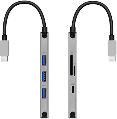 Swissten HUB USB-C 6 en 1 3xUSB 1xUSB-C Power Delivery 100W Swissten HUB USB-C 6 en 1 3xUSB 1xUSB-C Power Delivery 100W
