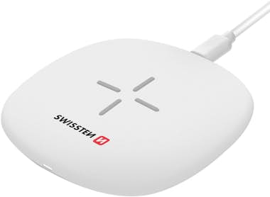 Swissten Cargador por Inducción QI 10W/7.5W Carga Rápida Co Swissten Cargador por Inducción QI 10W/7.5W Carga Rápida Co