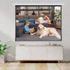 HOMCOM HomCom Pantalla del Proyector Eléctrica Pantalla p HOMCOM HomCom Pantalla del Proyector Eléctrica Pantalla p