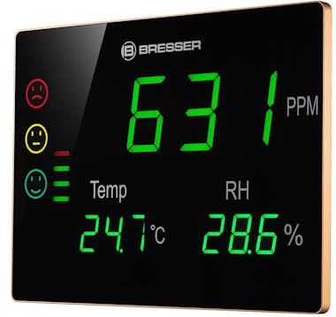 Bresser Medidor de concentracion de CO2 Modelo Smile XXL p Bresser Medidor de concentracion de CO2 Modelo Smile XXL p
