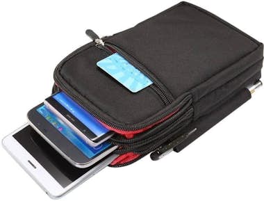 DFVmobile Funda para Uhans Max 2 Multiusos con 4 Compartimen DFVmobile Funda para Uhans Max 2 Multiusos con 4 Compartimen