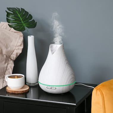 HOMCOM Difusor de Aroma 300ml Humidificador Ultrasónico A HOMCOM Difusor de Aroma 300ml Humidificador Ultrasónico A