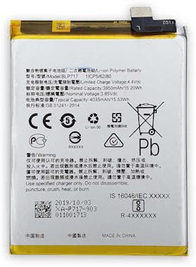 Movitek Bateria Oppo Reno Z / Reno Z Dual Sim TD-LTEU/ pcd Movitek Bateria Oppo Reno Z / Reno Z Dual Sim TD-LTEU/ pcd
