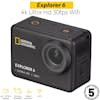 National Geographic Action Cam Explorer 6 4K con amplia gama de acceso
