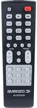 Avenzo ALTAVOZ BLUETOOTH CON LUCES LED (AV-SP3202B) AVENZ Avenzo ALTAVOZ BLUETOOTH CON LUCES LED (AV-SP3202B) AVENZ