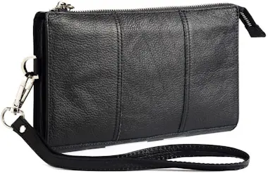 DFVmobile Funda para Wiko Jimmy Piel Natural Bolso de Mano N DFVmobile Funda para Wiko Jimmy Piel Natural Bolso de Mano N