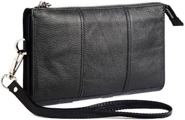 DFVmobile Funda para ZTE Concord Piel Natural Bolso de Mano DFVmobile Funda para ZTE Concord Piel Natural Bolso de Mano