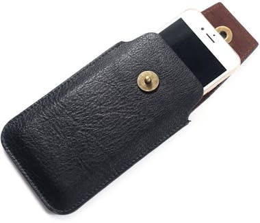 DFVmobile Funda para Wiko WAX Piel Estuche Cinturón Vertical DFVmobile Funda para Wiko WAX Piel Estuche Cinturón Vertical