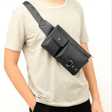 DFVmobile Funda para LAVA A5 (2019) Bolso de Piel Bandolera DFVmobile Funda para LAVA A5 (2019) Bolso de Piel Bandolera