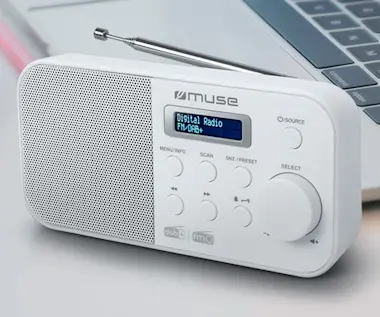 Muse MUSE M-109 DBW BLANCO RADIO DAB+/FM PORTÁTIL CON A Muse MUSE M-109 DBW BLANCO RADIO DAB+/FM PORTÁTIL CON A