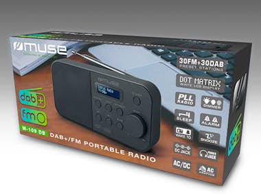 Muse MUSE M-109 DB NEGRO RADIO DAB+/FM PORTÁTIL CON ALT