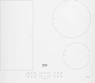 Beko Beko HII64200FMTW hobs Blanco Integrado 60 cm Con Beko Beko HII64200FMTW hobs Blanco Integrado 60 cm Con