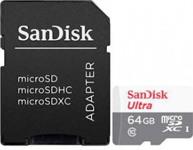 SanDisk SanDisk 64GB Ultra microSDXC memoria flash Clase 1