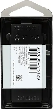 Kingston Kingston Technology KC600 mSATA 512 GB Serial ATA Kingston Kingston Technology KC600 mSATA 512 GB Serial ATA