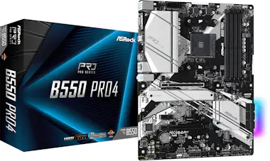 Asrock Asrock B550 Pro4 AMD B550 Zócalo AM4 ATX Asrock Asrock B550 Pro4 AMD B550 Zócalo AM4 ATX