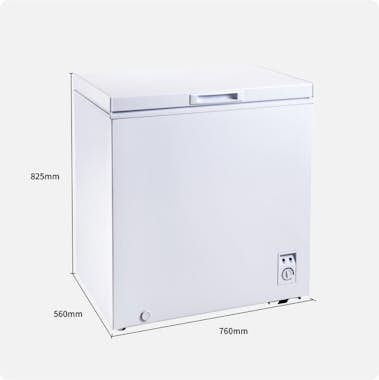 CHiQ Congelador FCF142D, 142 litros Color Blanco, 40 db