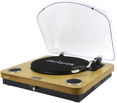 Aiwa GBTUR-120WDMKII Tocadiscos de Madera Bluetooth 3 v Aiwa GBTUR-120WDMKII Tocadiscos de Madera Bluetooth 3 v