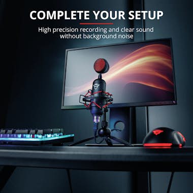 Trust Trust GXT 244 Buzz Negro, Rojo Micrófono para PC Trust Trust GXT 244 Buzz Negro, Rojo Micrófono para PC