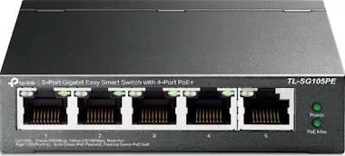 TP-Link TP-LINK TL-SG105PE switch No administrado L2 Gigab TP-Link TP-LINK TL-SG105PE switch No administrado L2 Gigab