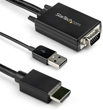 StarTech.com StarTech.com Cable de 2m Adaptador VGA a HDMI - Al StarTech.com StarTech.com Cable de 2m Adaptador VGA a HDMI - Al