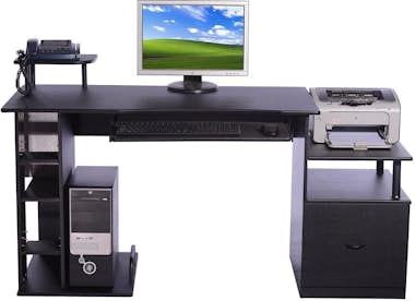 HOMCOM Mesa de Ordenador PC para Oficina Despacho Estudio HOMCOM Mesa de Ordenador PC para Oficina Despacho Estudio