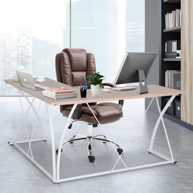 Vinsetto Escritorio PC Mesa de Ordenador para Hogar Mesa Es Vinsetto Escritorio PC Mesa de Ordenador para Hogar Mesa Es