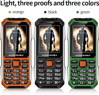 OEM Teléfono Móvil Antichoque A6+ - Naranja OEM Teléfono Móvil Antichoque A6+ - Naranja