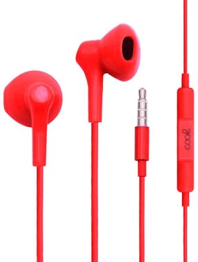 Cool Auriculares 3,5 mm COOL Bora Stereo Con Micro Rojo Cool Auriculares 3,5 mm COOL Bora Stereo Con Micro Rojo