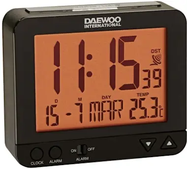 Daewoo DESPERTADOR DAEWOO DCD-200 BLACK Daewoo DESPERTADOR DAEWOO DCD-200 BLACK