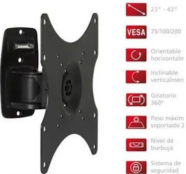 Fonostar Soporte Orientable E Inclinable Fonestar Stv-643N Fonostar Soporte Orientable E Inclinable Fonestar Stv-643N