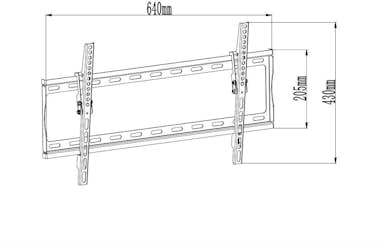 LA VAGUE WM-SF1-65 Soporte de pared LA VAGUE WM-SF1-65 Soporte de pared