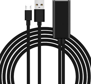 Avizar Adaptador Internet Micro-USB a Ethernet RJ45 Chrom Avizar Adaptador Internet Micro-USB a Ethernet RJ45 Chrom