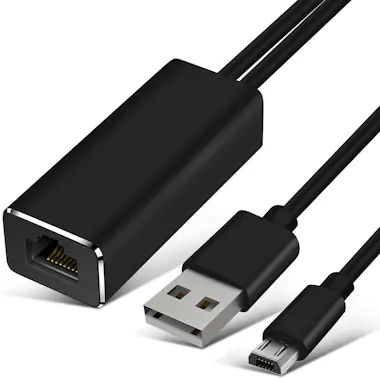 Avizar Adaptador Internet Micro-USB a Ethernet RJ45 Chrom Avizar Adaptador Internet Micro-USB a Ethernet RJ45 Chrom