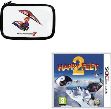 Nintendo Happy Feet 2 3Ds + Carry Case Mario KartNew 3DsXL Nintendo Happy Feet 2 3Ds + Carry Case Mario KartNew 3DsXL