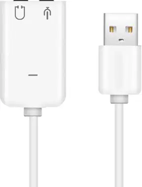 Avizar Tarjeta de sonido externa USB a Jack 3,5 mm para A Avizar Tarjeta de sonido externa USB a Jack 3,5 mm para A