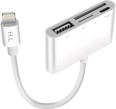 Avizar Lector de Tarjetas TF/Micro-SD y Lightning a USB + Avizar Lector de Tarjetas TF/Micro-SD y Lightning a USB +