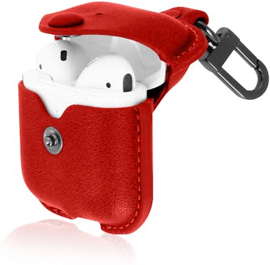 Devia Funda AirPods Aspecto Cuero Liso Mosquetón Cowboy Devia Funda AirPods Aspecto Cuero Liso Mosquetón Cowboy