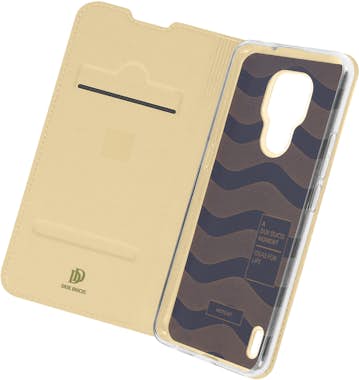 Dux Ducis Funda Motorola Moto E7 Tarjetero Soporte Dorado Dux Ducis Funda Motorola Moto E7 Tarjetero Soporte Dorado