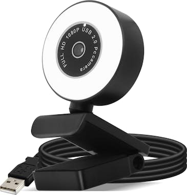 Avizar Webcam USB 1080p Full HD Anillo Luminoso Micrófono Avizar Webcam USB 1080p Full HD Anillo Luminoso Micrófono