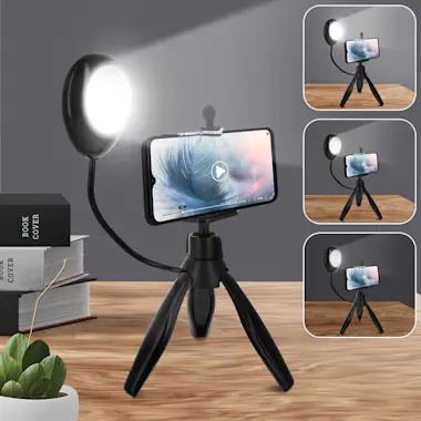 LinQ Trípode Escritorio Luz LED 3 Niveles Intensidad Gi LinQ Trípode Escritorio Luz LED 3 Niveles Intensidad Gi